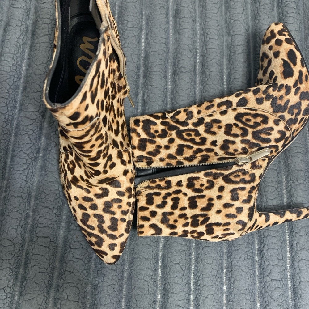 Sam Edelman Brown and Black Heeled Boots - Picture 4 of 4